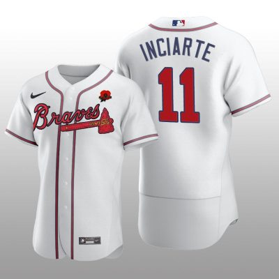 Memorial Day Ender Inciarte Authentic White Jersey Atlanta Braves