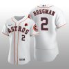 2021 Memorial Day Houston Astros Alex Bregman Authentic White Jersey