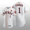 2021 Memorial Day Houston Astros Carlos Correa Authentic White Jersey