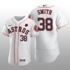 2021 Memorial Day Houston Astros Joe Smith Authentic White Jersey