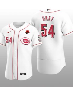 2021 Memorial Day Sonny Gray Authentic White Jersey Cincinnati Reds
