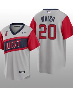 Angels Jared Walsh 2021 Little League Classic Gray Road Replica Jersey