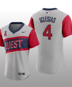 Angels Jose Iglesias 2021 Little League Classic Gray Road Authentic Jersey
