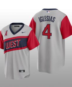 Angels Jose Iglesias 2021 Little League Classic Gray Road Replica Jersey