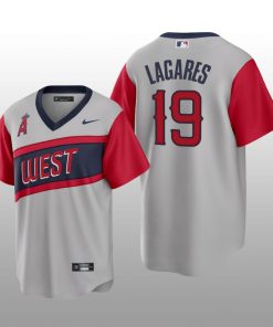 Angels Juan Lagares 2021 Little League Classic Gray Road Replica Jersey