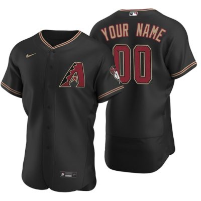 Arizona Diamondbacks 2020 Alternate Black Authentic Men's Custom Jersey