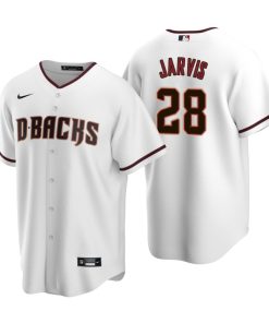 Arizona Diamondbacks Bryce Jarvis White 2020 MLB Draft Home Replica Jersey