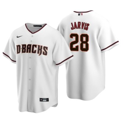 Arizona Diamondbacks Bryce Jarvis White 2020 MLB Draft Home Replica Jersey