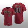 Arizona Diamondbacks Custom Authentic Alternate Crimson Jersey