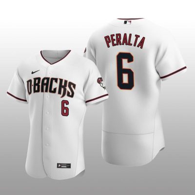 Arizona Diamondbacks David Peralta Authentic Home White Jersey