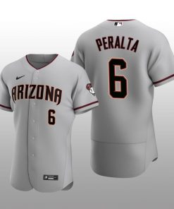 Arizona Diamondbacks David Peralta Authentic Road Gray Jersey