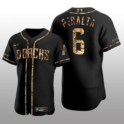 Arizona Diamondbacks David Peralta Python Skin Authentic Black Jersey