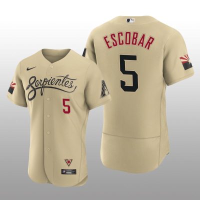 Arizona Diamondbacks Eduardo Escobar City Connect Authentic Gold Jersey