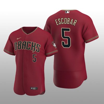 Arizona Diamondbacks Eduardo Escobar Authentic Alternate Crimson Jersey