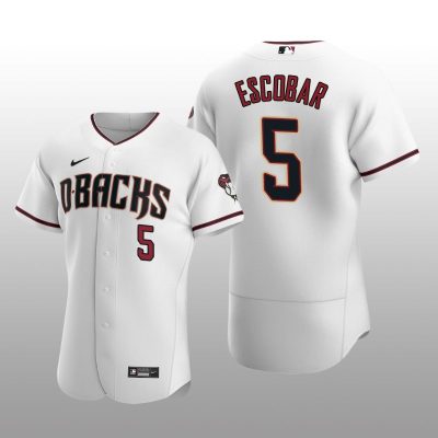 Arizona Diamondbacks Eduardo Escobar Authentic Home White Jersey