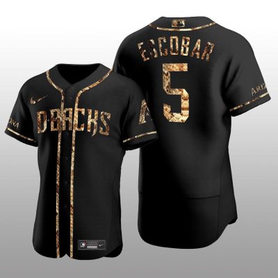Arizona Diamondbacks Eduardo Escobar Python Skin Authentic Black Jersey