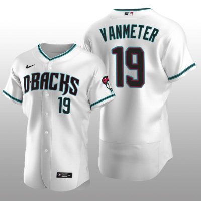 Arizona Diamondbacks Josh VanMeter Authentic Alternate White Jersey