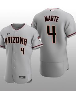 Arizona Diamondbacks Ketel Marte Authentic Road Gray Jersey