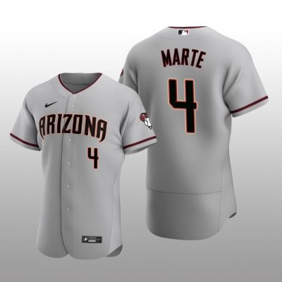 Arizona Diamondbacks Ketel Marte Authentic Road Gray Jersey