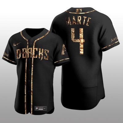 Arizona Diamondbacks Ketel Marte Python Skin Authentic Black Jersey