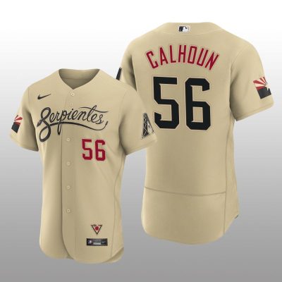 Arizona Diamondbacks Kole Calhoun City Connect Authentic Gold Jersey
