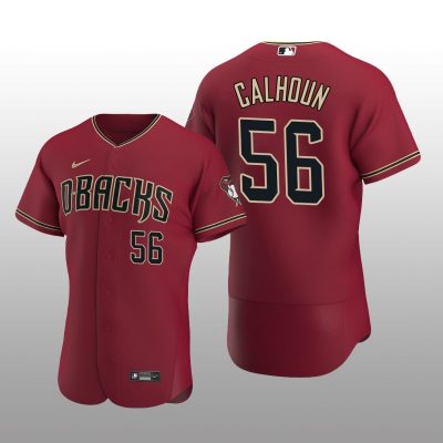 Arizona Diamondbacks Kole Calhoun Authentic Alternate Crimson Jersey
