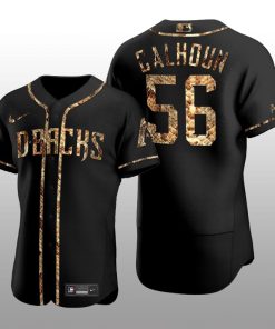 Arizona Diamondbacks Kole Calhoun Python Skin Authentic Black Jersey