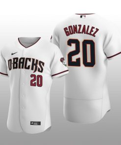 Arizona Diamondbacks Luis Gonzalez Authentic Home White Jersey