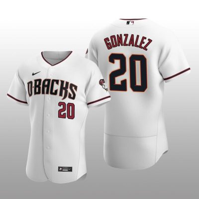 Arizona Diamondbacks Luis Gonzalez Authentic Home White Jersey
