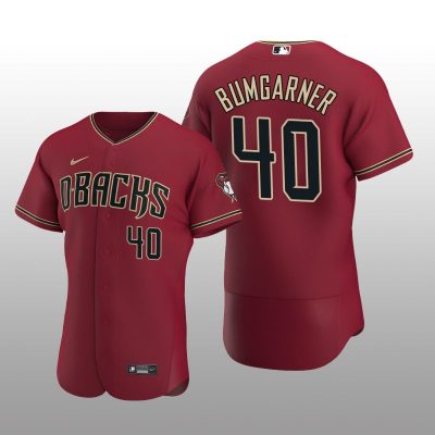 Arizona Diamondbacks Madison Bumgarner Authentic Alternate Crimson Jersey