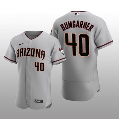 Arizona Diamondbacks Madison Bumgarner Authentic Road Gray Jersey
