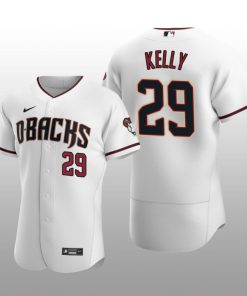 Arizona Diamondbacks Merrill Kelly Authentic Home White Jersey