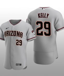 Arizona Diamondbacks Merrill Kelly Authentic Road Gray Jersey
