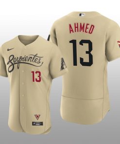 Arizona Diamondbacks Nick Ahmed 2021 City Connect Authentic Gold Jersey