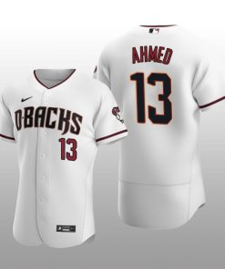 Arizona Diamondbacks Nick Ahmed Authentic Home White Jersey
