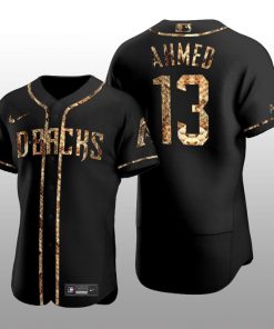 Arizona Diamondbacks Nick Ahmed Python Skin Authentic Black Jersey