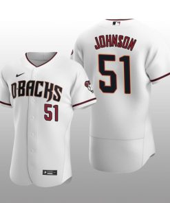 Arizona Diamondbacks Randy Johnson Authentic Home White Jersey