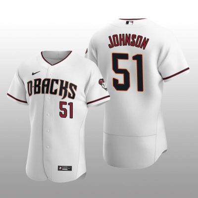Arizona Diamondbacks Randy Johnson Authentic Home White Jersey