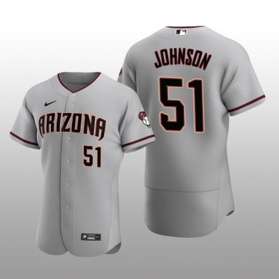 Arizona Diamondbacks Randy Johnson Authentic Road Gray Jersey