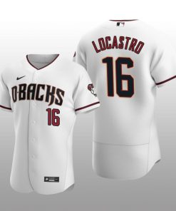 Arizona Diamondbacks Tim Locastro Authentic Home White Jersey