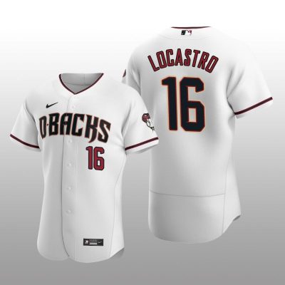 Arizona Diamondbacks Tim Locastro Authentic Home White Jersey