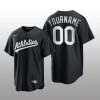 Athletics Custom 2021 All Black Fashion Serise Replica Jersey Black White