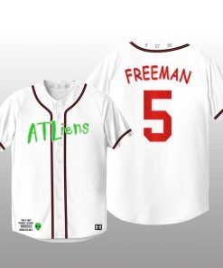 Atlanta Braves 25th Anniversary Freddie Freeman White Baseball Jersey