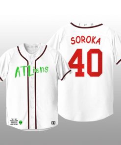 Atlanta Braves 25th Anniversary Mike Soroka White Baseball Jersey