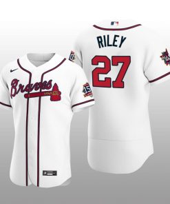Atlanta Braves Austin Riley White 2021 MLB All-Star Game Patch Official Authentic Custom Jersey