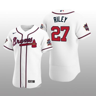 Atlanta Braves Austin Riley White MLB All-Star Game Patch Official Authentic Custom Jersey