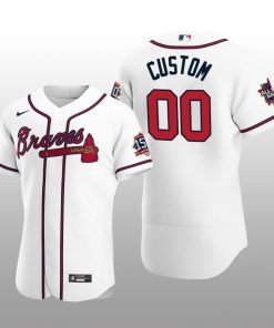 Atlanta Braves Custom White 2021 MLB All-Star Game Authentic Home Jersey