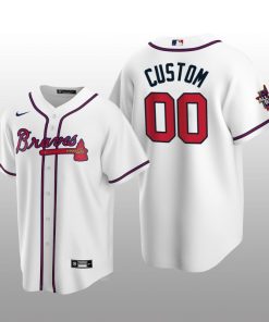Atlanta Braves Custom White 2021 MLB All-Star Game Replica Home Jersey