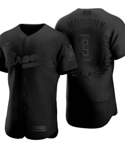 Atlanta Braves Dale Murphy Black Awards Collection NL MVP Jersey