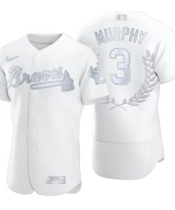 Atlanta Braves Dale Murphy White Awards Collection NL MVP Jersey